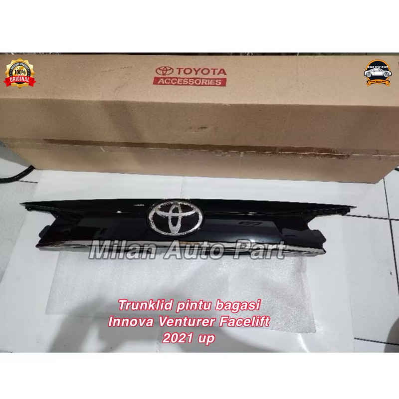 List Trunklid Tranklit pintu Bagasi Belakang Innova Reborn Venturer Facelift Original 2021-2024ASLI