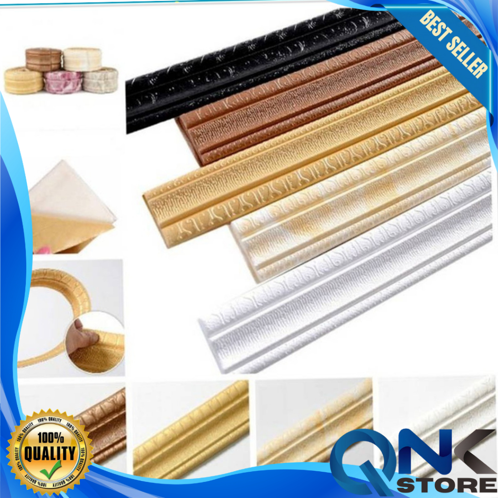 Border List Foam 3D Walpaper List Border Foam Stiker Dinding List 3D