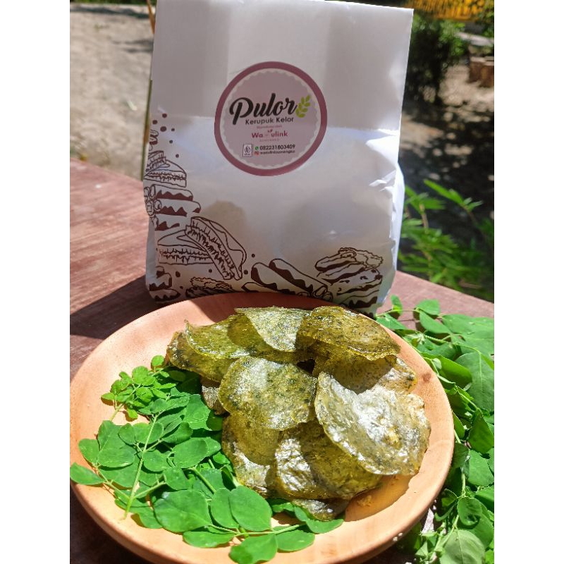 

Krupuk krecek Kelor ( PULOR )