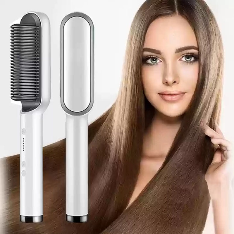 Sisir Catokan Pelurus Rambut 2in1 Sisir Blow Rambut Catokan Sisir