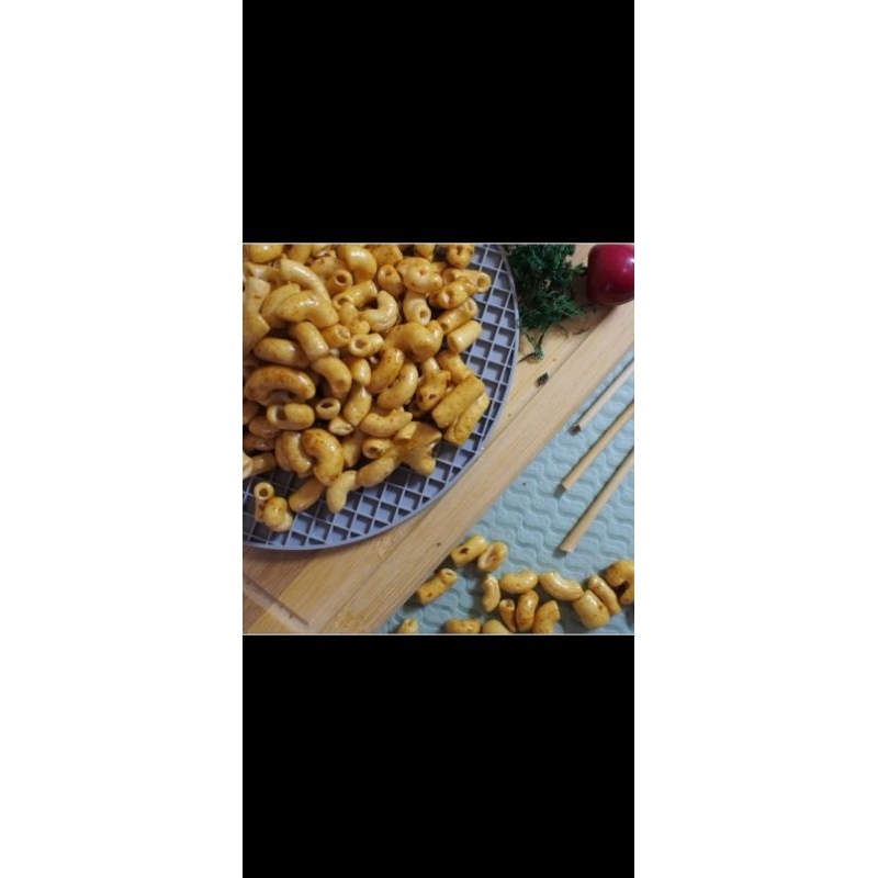 

(1kg) Makroni bumbu rujak pedas manis