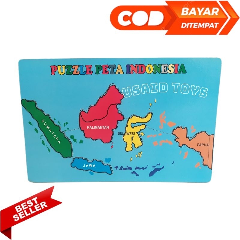Mainan Anak Puzzle Peta Indonesia