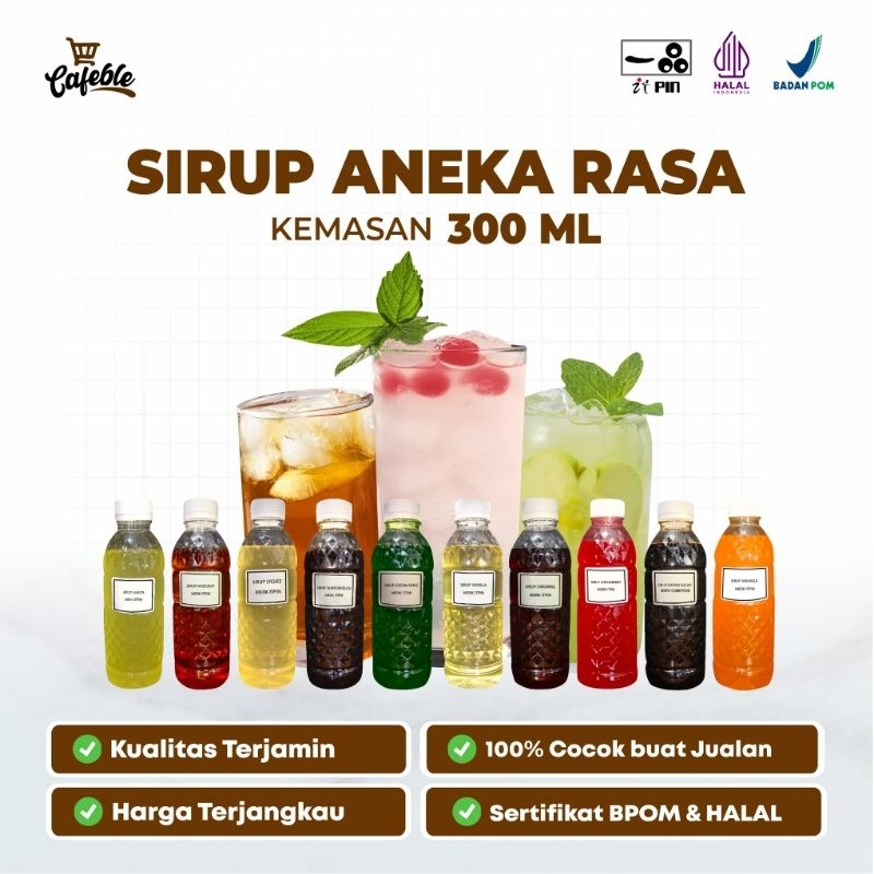 

Sirup ITPIN Aneka Rasa Kemasan Repack 300ml