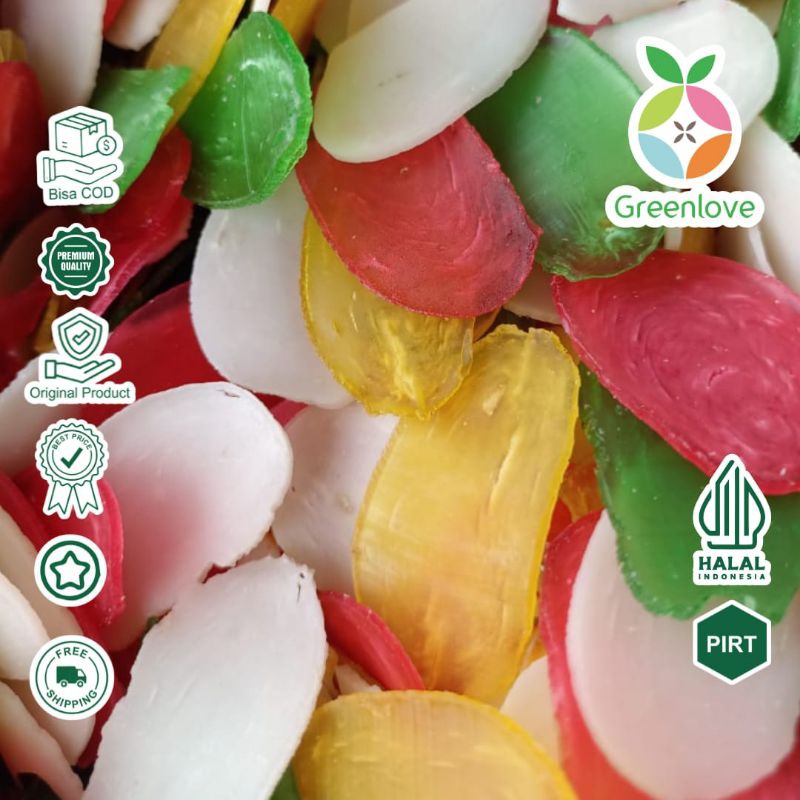 

krupuk seblak // krupuk bawang // krupuk rainbow// krupuk murah