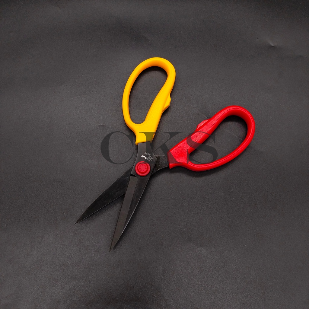 

Gunting Kodok PIN 5093 8" / Gunting Kodok Gagang 2 Warna 8