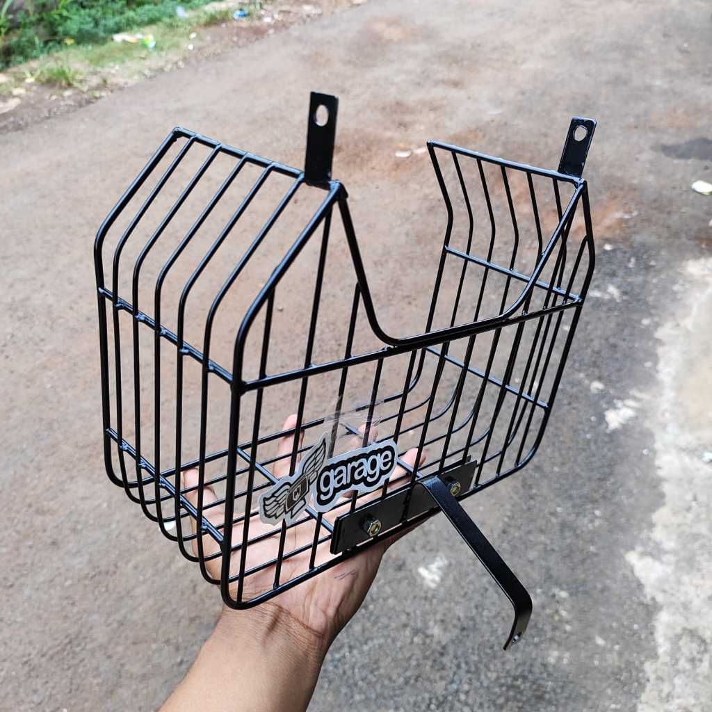 Keranjang Honda Supra x 125 DD R FULLSET Keranjang Set Cover Tas Bagasi Tengah Supra X 125 R Dobel