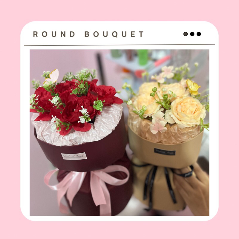 Round Bouquet / Round buket / Bouquet bengkulu / bouquet / buket / bucket