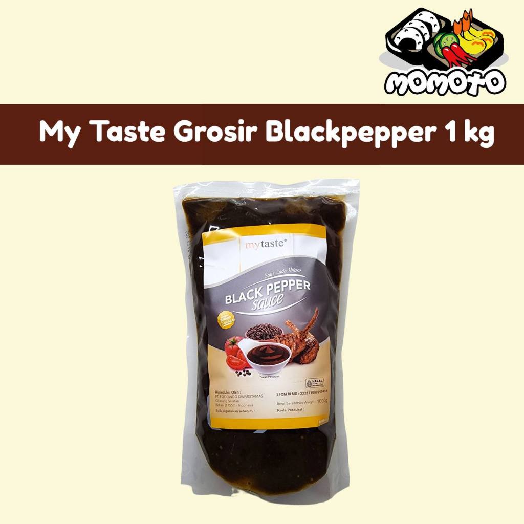 

My Taste Grosir 1 kg Saus Blackpepper Lada Hitam Horeca Murah