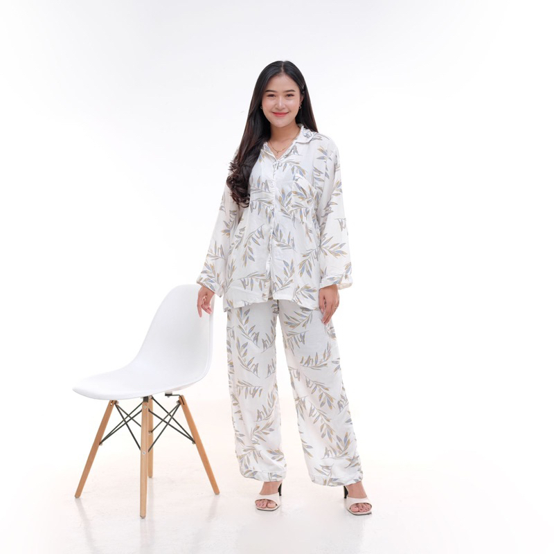 Piyama One Set Sleepwear Premium Lengan Panjang