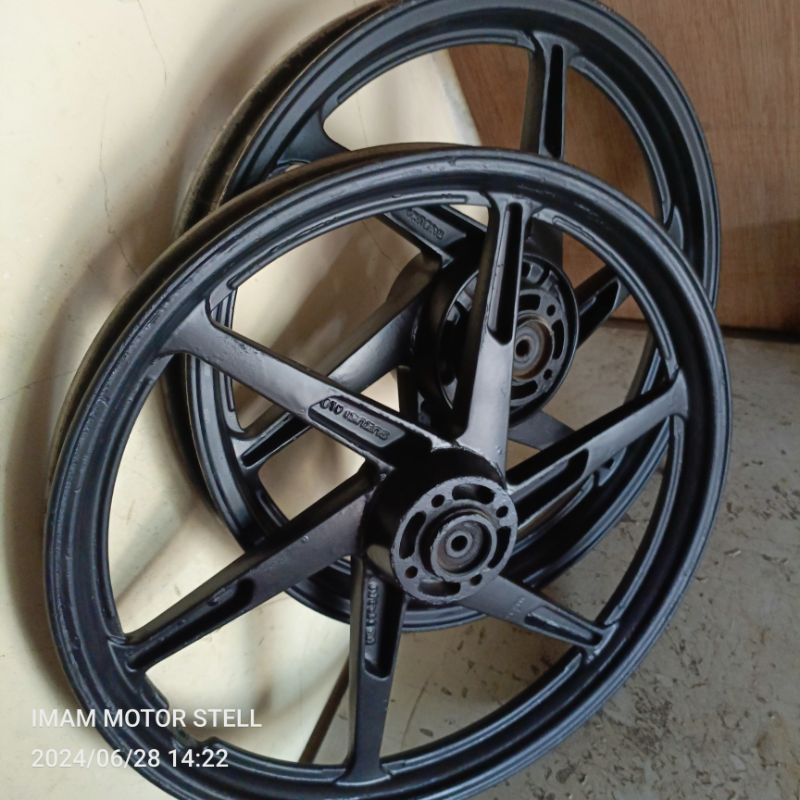 velg pelek satria 2T dua TAK ori copotan 1set