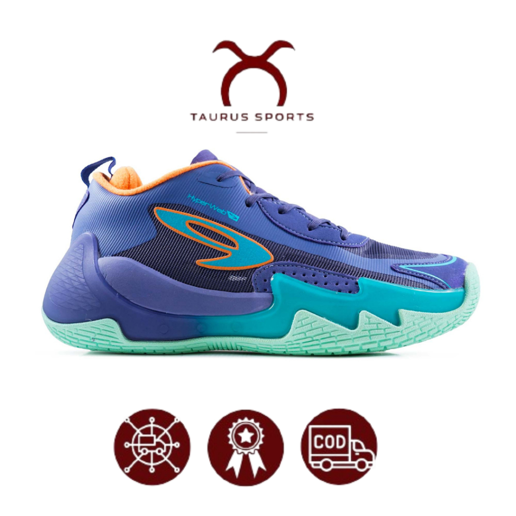 910 Nineten Sepatu Training NAKAMI FLOW - UNGU/BIRU-MD/JINGGA