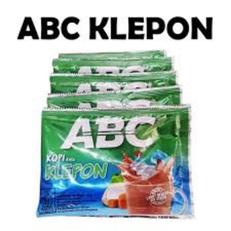 

KOPI ABC KLEPON NETTO 10 PCS X 25 GR