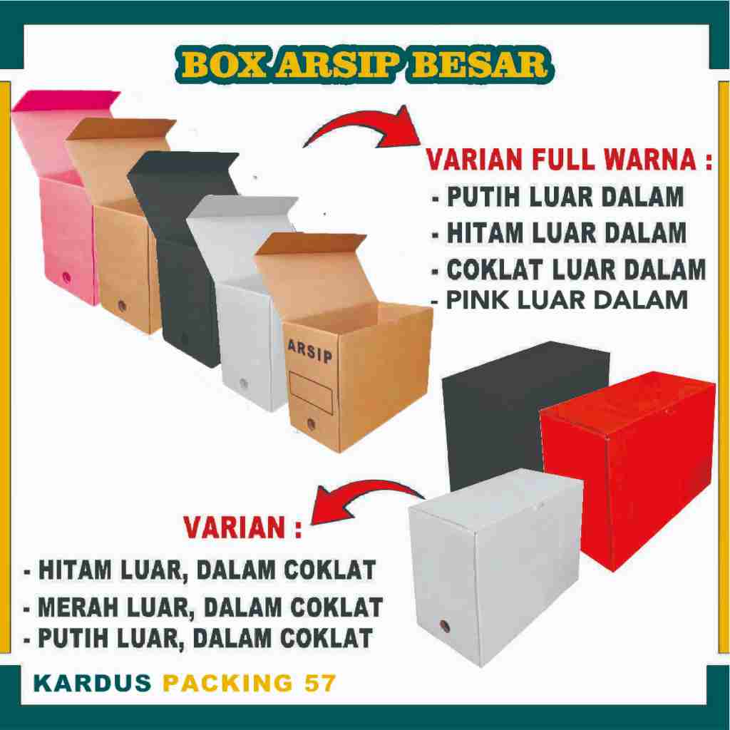 Box File 39x19x28 cm / Box Arsip / Kardus Arsip / file box /arsip box besar