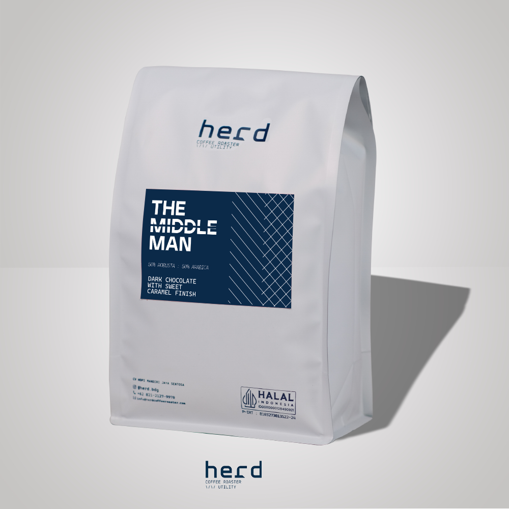 

Ay00! Biji Kopi Arabika Robusta The Middle Man 1 KG Es Kopi Susu Espresso Blend