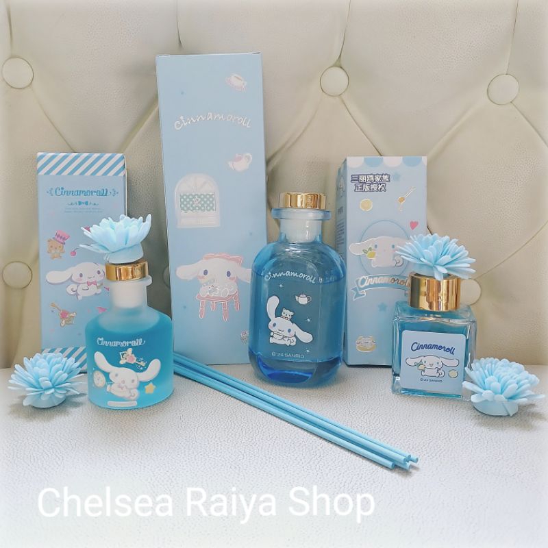 Aromatheraphy Lid Aromaterapi Pewangi Ruangan Sanrio Cinnamoroll Lemon and Fresh 50ml 100ml Cinamoro