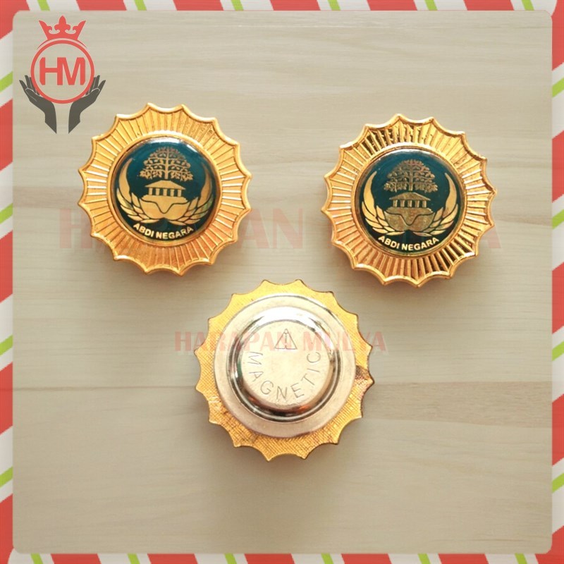 Lencana Korpri Golongan 3 - Pin Logo Korpri Pin Magnet - HM