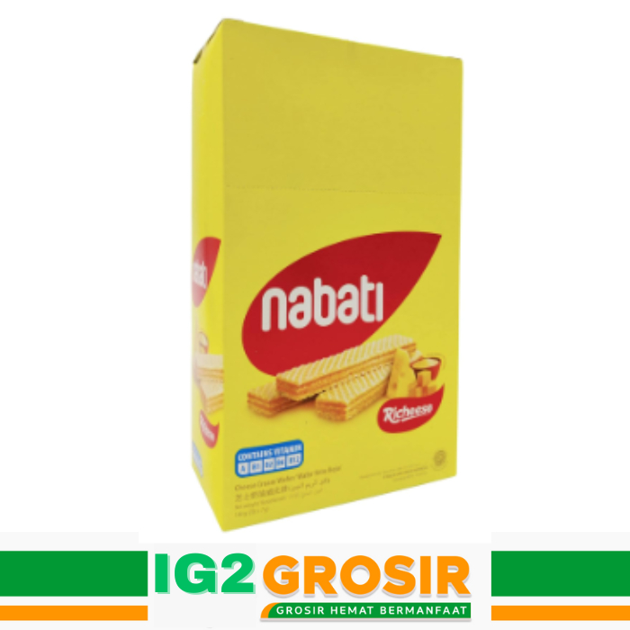 

Nabati Keju 500 1 Dus isi 20 Bungkus