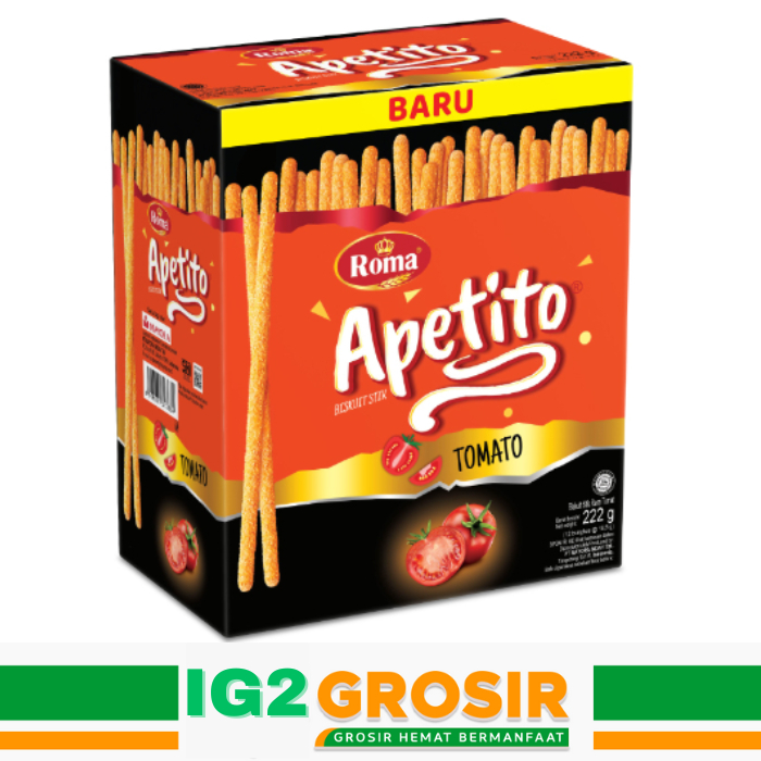 

Roma Biskuit Stik Apetito Piza Box ( 1 Box Isi 10 Pcs )