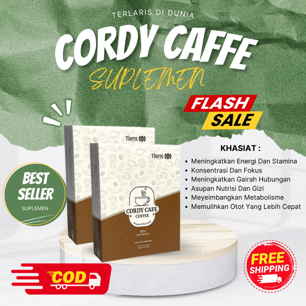 Cordy Cafe Tiens Coffee Kopi Stamina Pria Dewasa Tahan Lama Strong Man Vitalitas