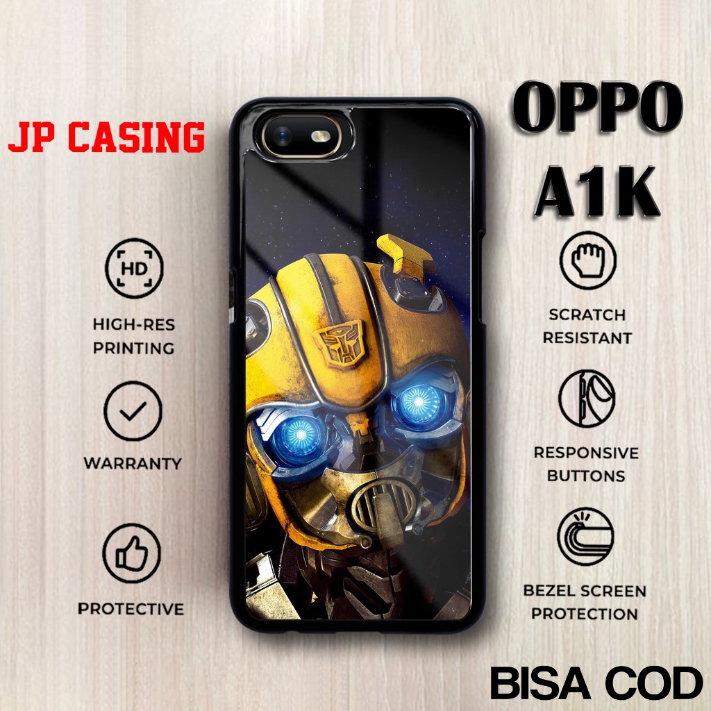 Case Oppo A1K Terbaru - Casing Oppo A1K - Motif Robot01 - Softcase Oppo - Hardcase Premium Glossy - 