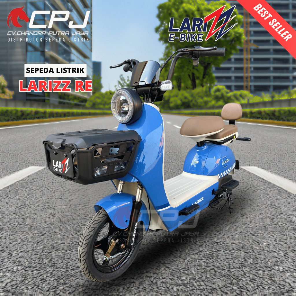 Sepeda Listrik LARIZZ RE Terbaru 500 Watt Garansi Resmi not Uwinfly Exotic Pacific TERMURAH E BIKE