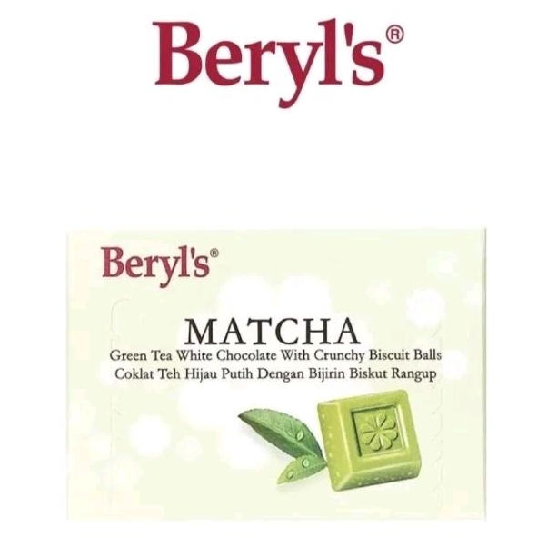 

Beryl's Matcha Green Tea Chocolate With Crunchy Malt Puff (60g)