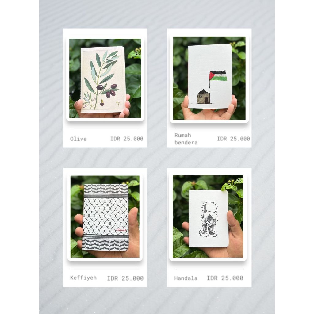 

Buku A6 notebook untuk Palestina for Palestine by tat tet tot