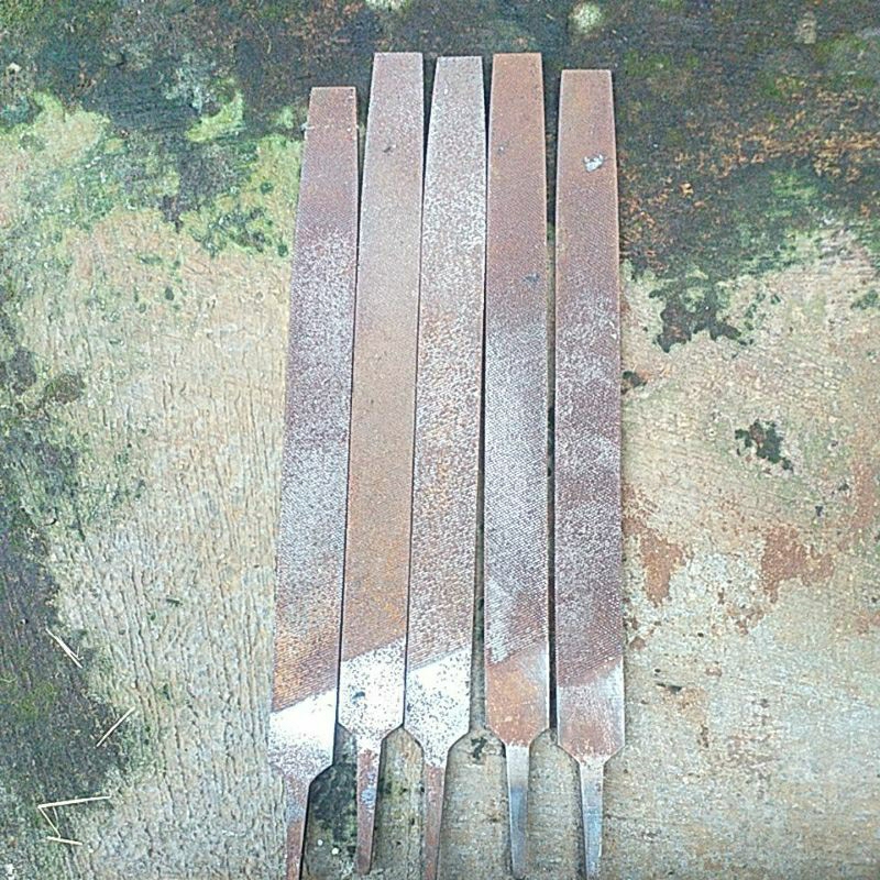 kikir bekas 12" panjang 37cm bahan pande besi