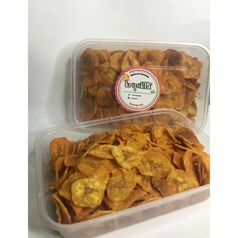 

Kripik Pisang Balado ( Plus Boncabe ) Khas KripikTa'