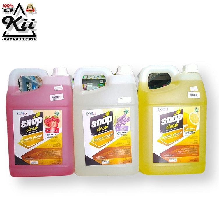 KODE A5U Snap Clean Hand Soap  Cairan Sabun Cuci Tangan 4 Liter