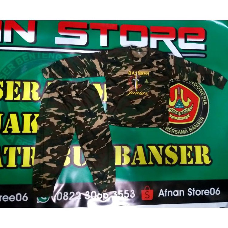 KODE L15L SETELAN KAOS ANAK BANSER
