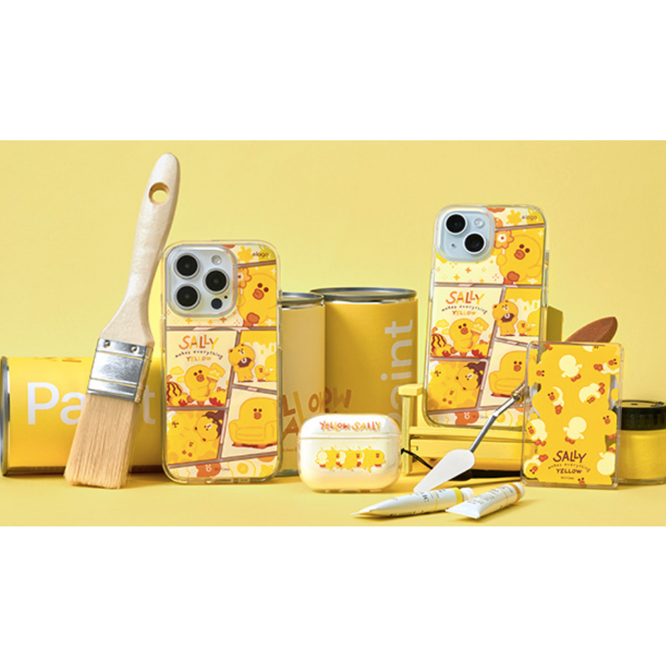 ELAGO X LINE FRIENDS SALLY IPHONE 15 CASE MAGSAFE WALLET AIRPODS PRO 2 CASE OFFICIAL KOREA