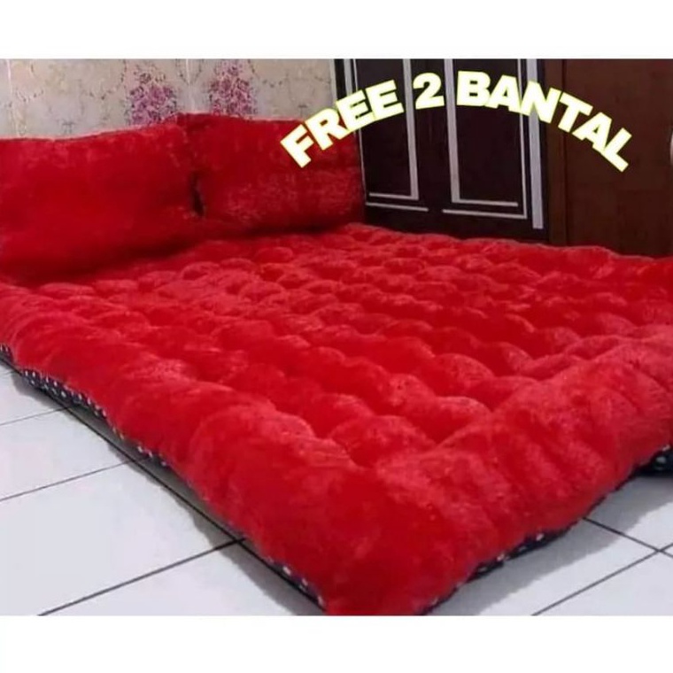 KODE F94J Kasur Gender Ukuran 18x14 tebal 15cm  Kasur Bulu Rasfur  Kasur Lantai
