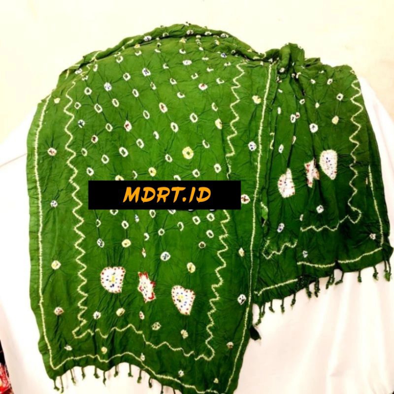 Selendang rumbai batik jumputan selendang kebaya