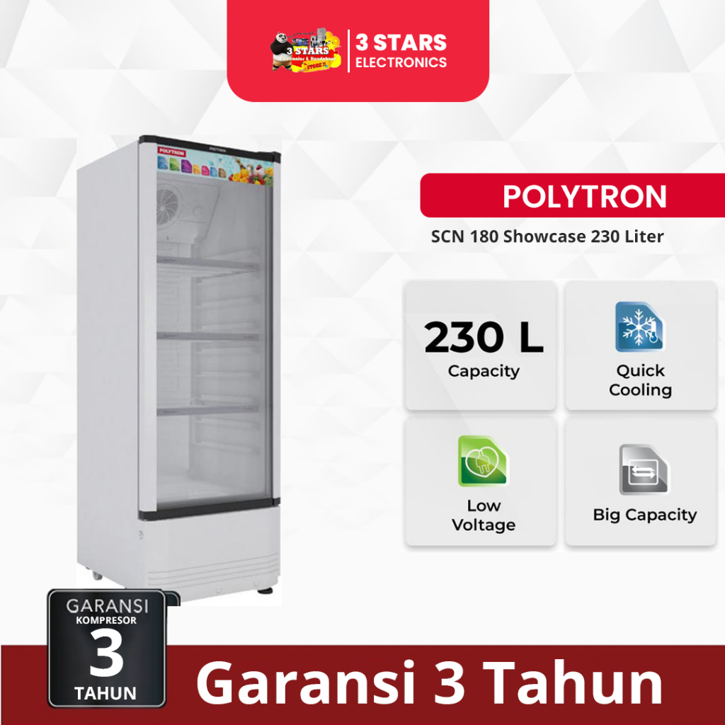 Showcase Polytron SCN 180/ Showcase 180 Liter Non Handle