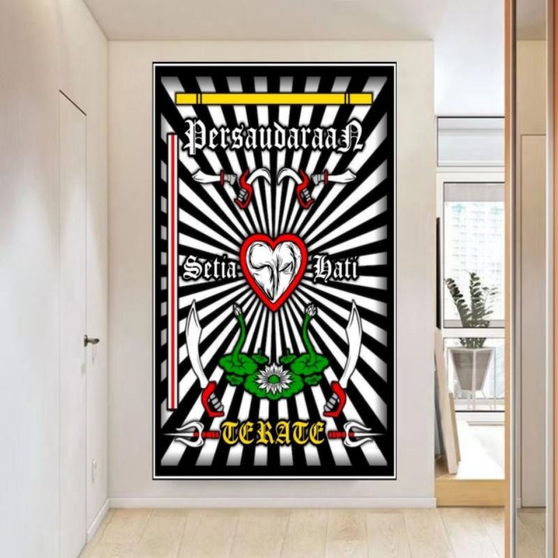 poster cetak, PSHT, ukuran jumbo 70×100cm dan 100×150cm,tanpa bingkai