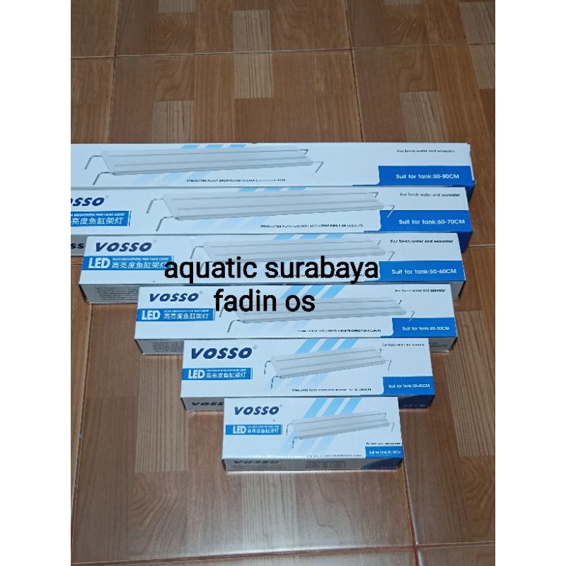 LAMPU LED AQUARIUM GANTUNG VOSSO LAMPU ATAS AQUARIUM SUPER TERANG