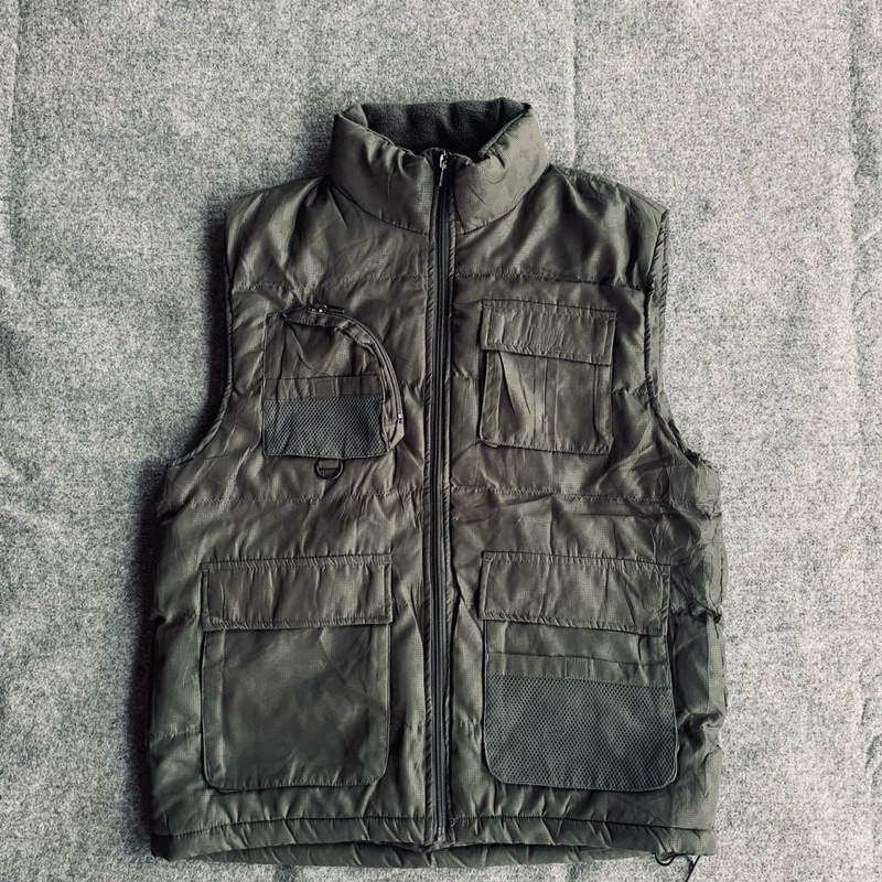 VEST/ROMPI PUFFER TACTICAL MULTY POCKET VINTAGE THRIFT/SECOND