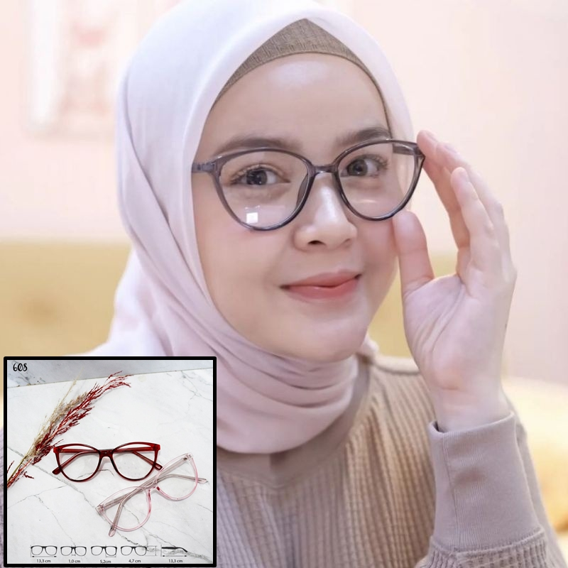 Kacamata Korea Anti Radiasi Cat Eye / Kacamata Cat Eye Anti Radiasi