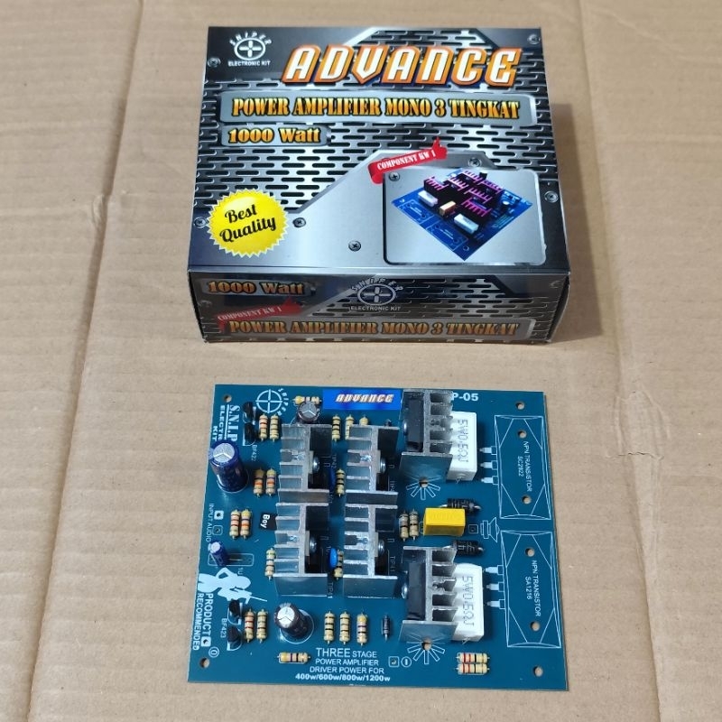 KIT Driver Power Amplifier Mono 3 Tingkat 1000watt ADVACE