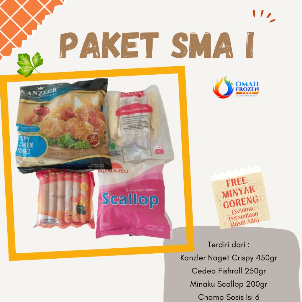 

BURUAN ORDER GAN Paket Frozen Food Paket Ramadhan Paket Murah SMA I