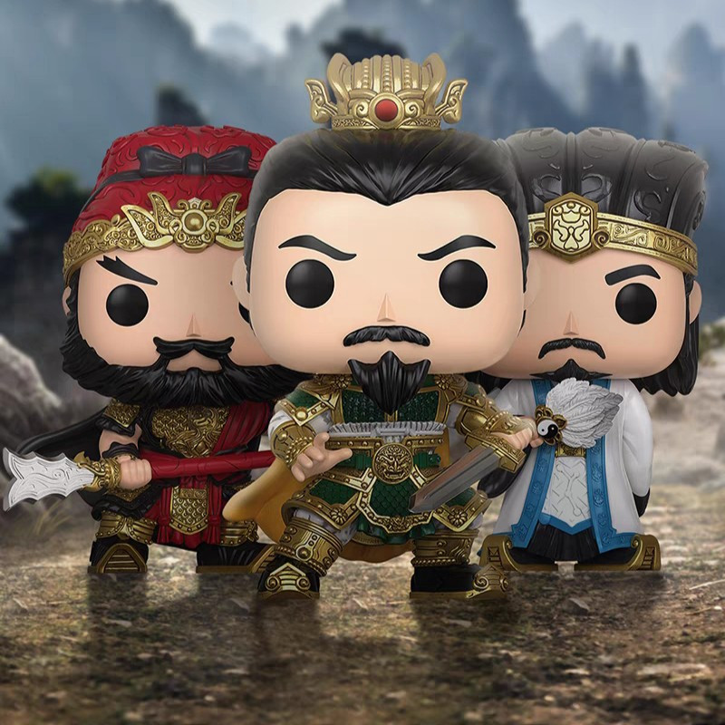 Funko Pop Asia Three Kingdoms Guan Yu Zhuge Liang Liu Bei Cao Cao Huang Zhong Zhangfei Lubu Zhaoyun