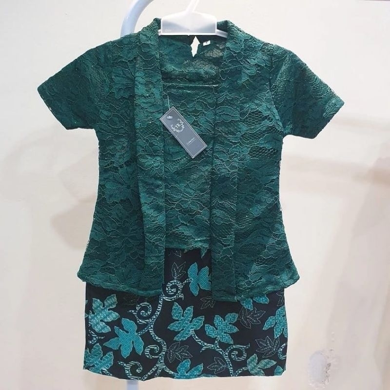 setelan kebaya brokat anak/setelan kebaya cibi/baju jadul karnaval