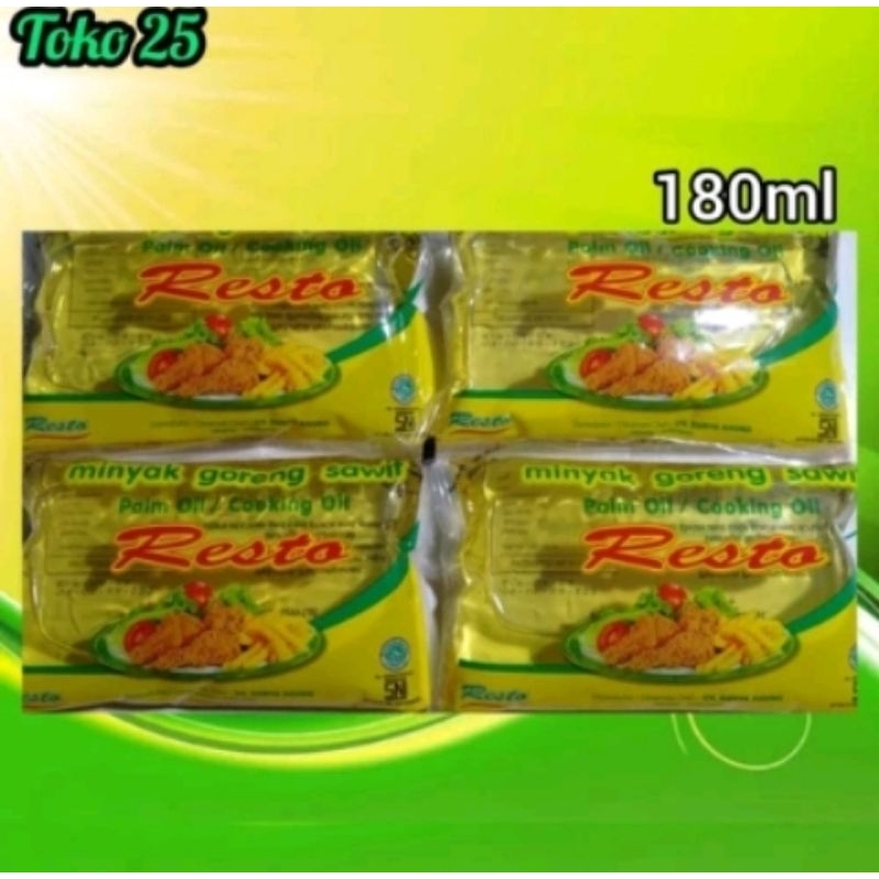 

Minyak goreng resto bantal 180ml