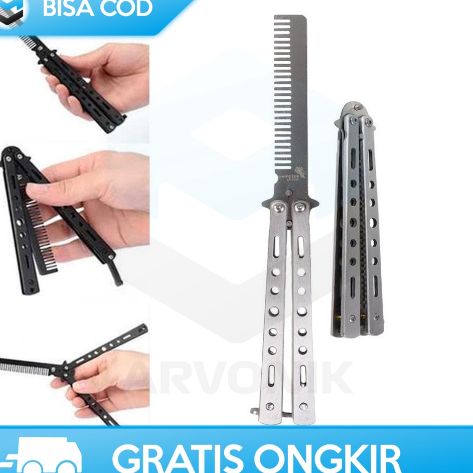 KODE PRODUK GFMZL7776 SISIR LIPAT RAMBUT PRIA GAGANG BESI KEREN ANTI RONTOK DAN KUSUT PATAH