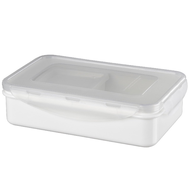 PERFECT Fullastad kotak makan putih 2x13x5cm kotak makan serbaguna kotak makan putih kotak makan pla