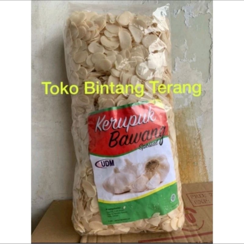 

[Kargo] Kerupuk / Krupuk Bawang Spesial UDM 5kg Warna / Putih 1 Bal Ball Dus 5 kg Karton Warna Warni