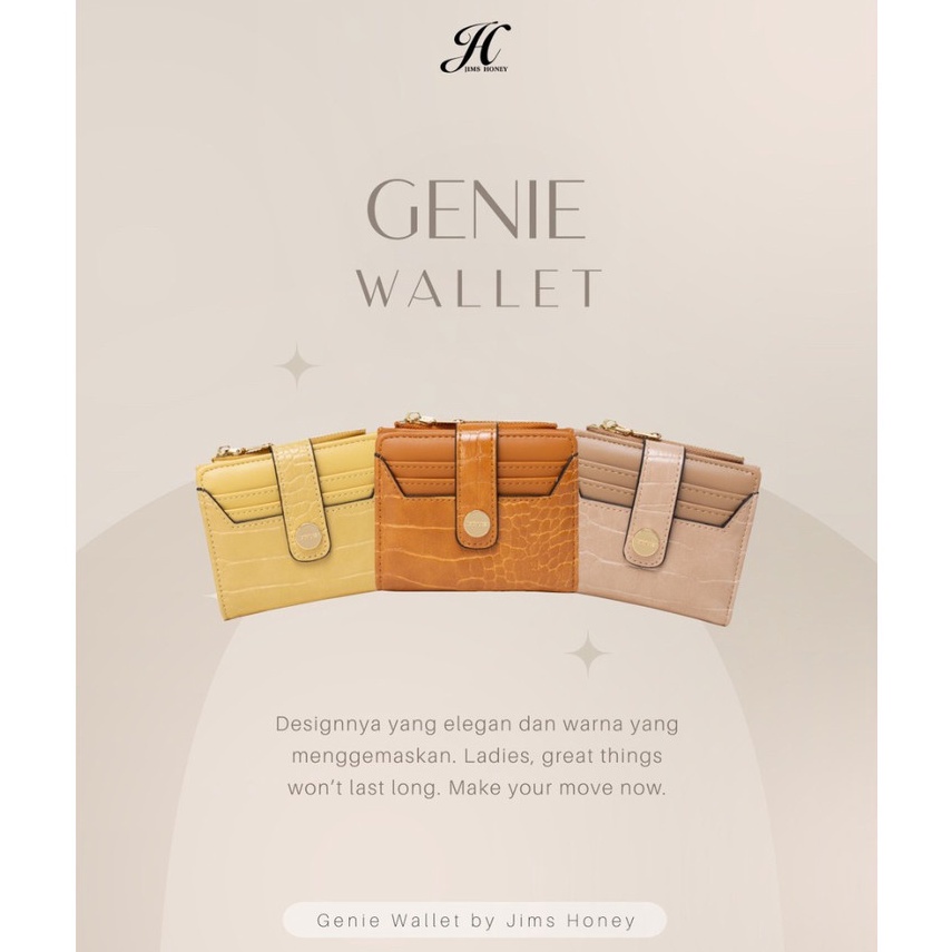 KODE C65E Jims Honey  Genie Wallet Dompet Wanita Kecil  Card Holder  Dompet Kartu