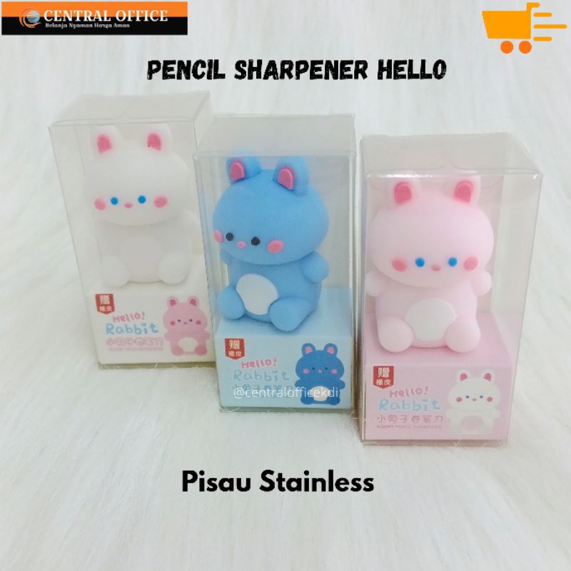 

Pensil Sharpener Combo 3813 Hello/Pensil Sharpener Combo 3811 Dino/Rautan Pensil Motif Unik Lucu