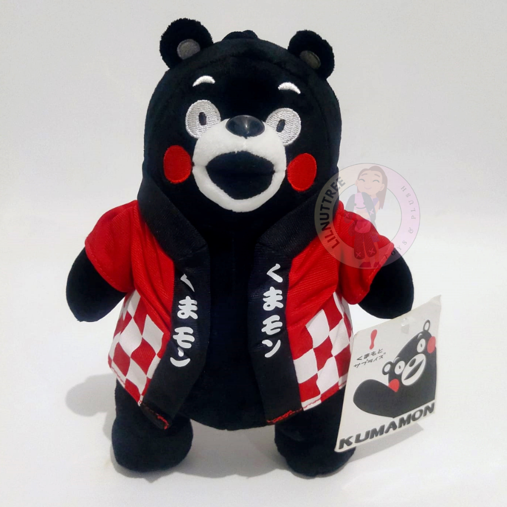 Boneka Kumamon Original Jepang Black Bear Plush Doll Import Jepang
